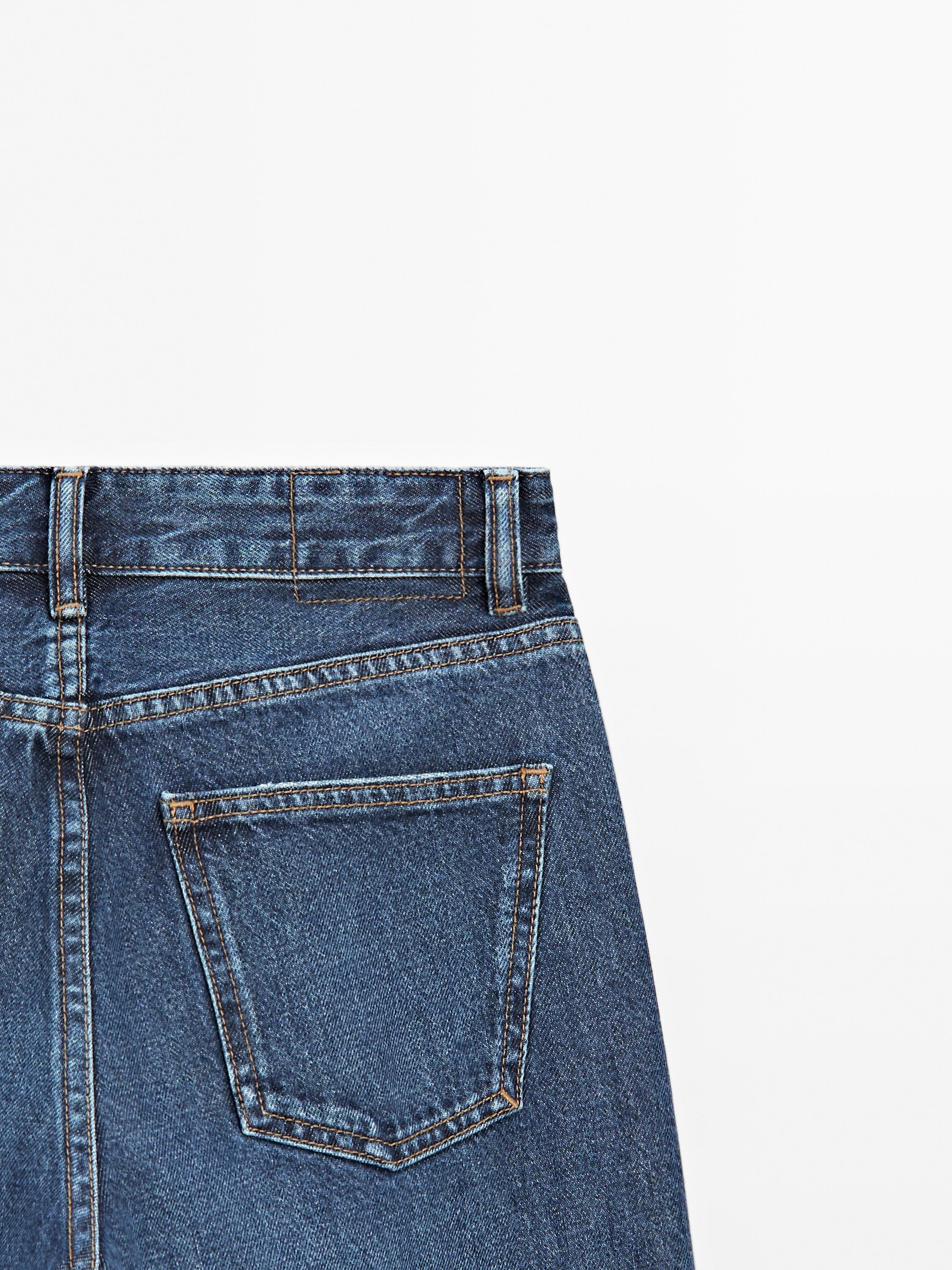 Jean straight mid-rise